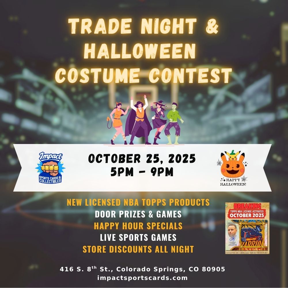 Trade Night + Halloween Costume Contest - Oct. 25