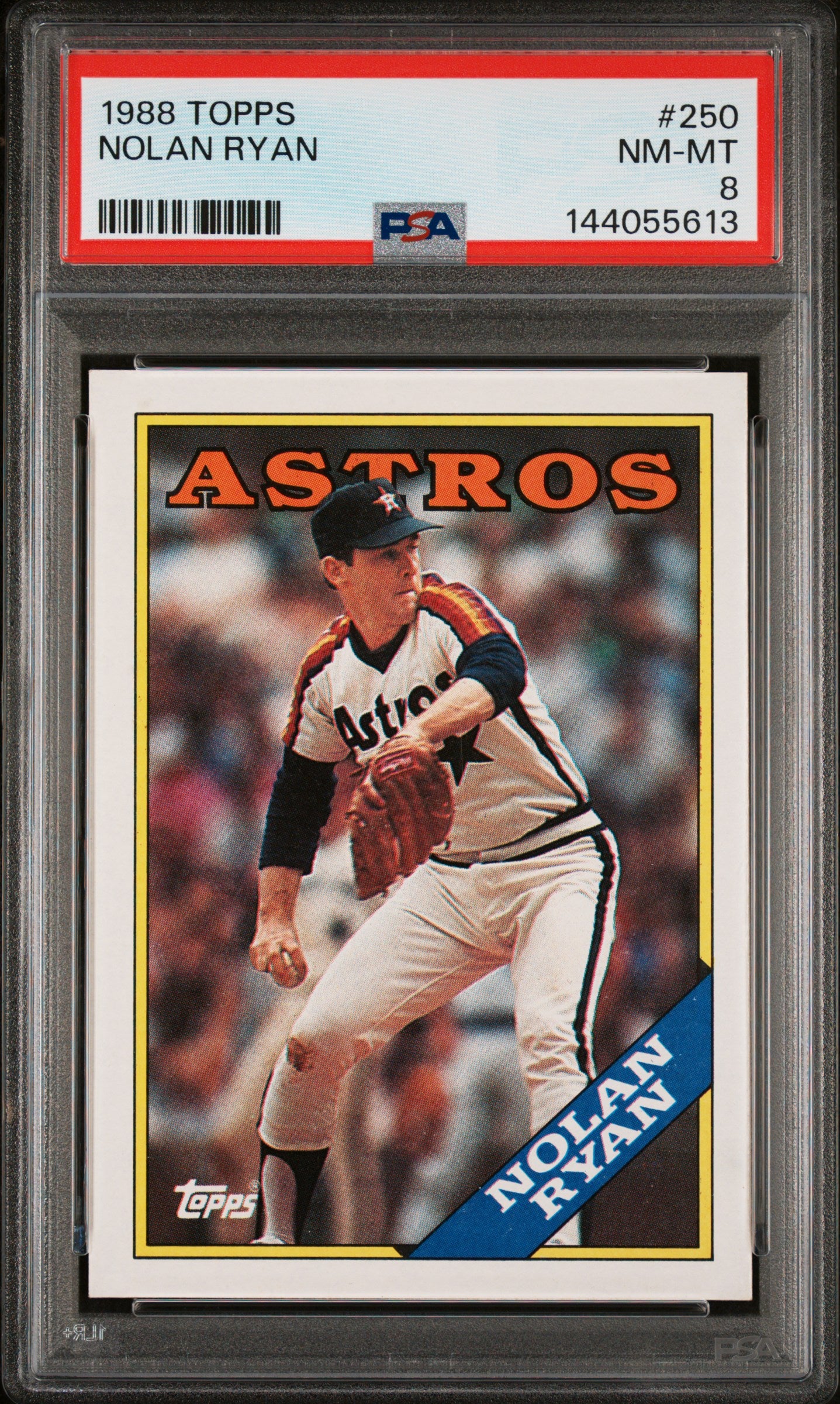 1988 TOPPS 250 NOLAN RYAN PSA 8 - front