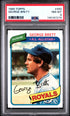 1980 TOPPS 450 GEORGE BRETT PSA 8 - front