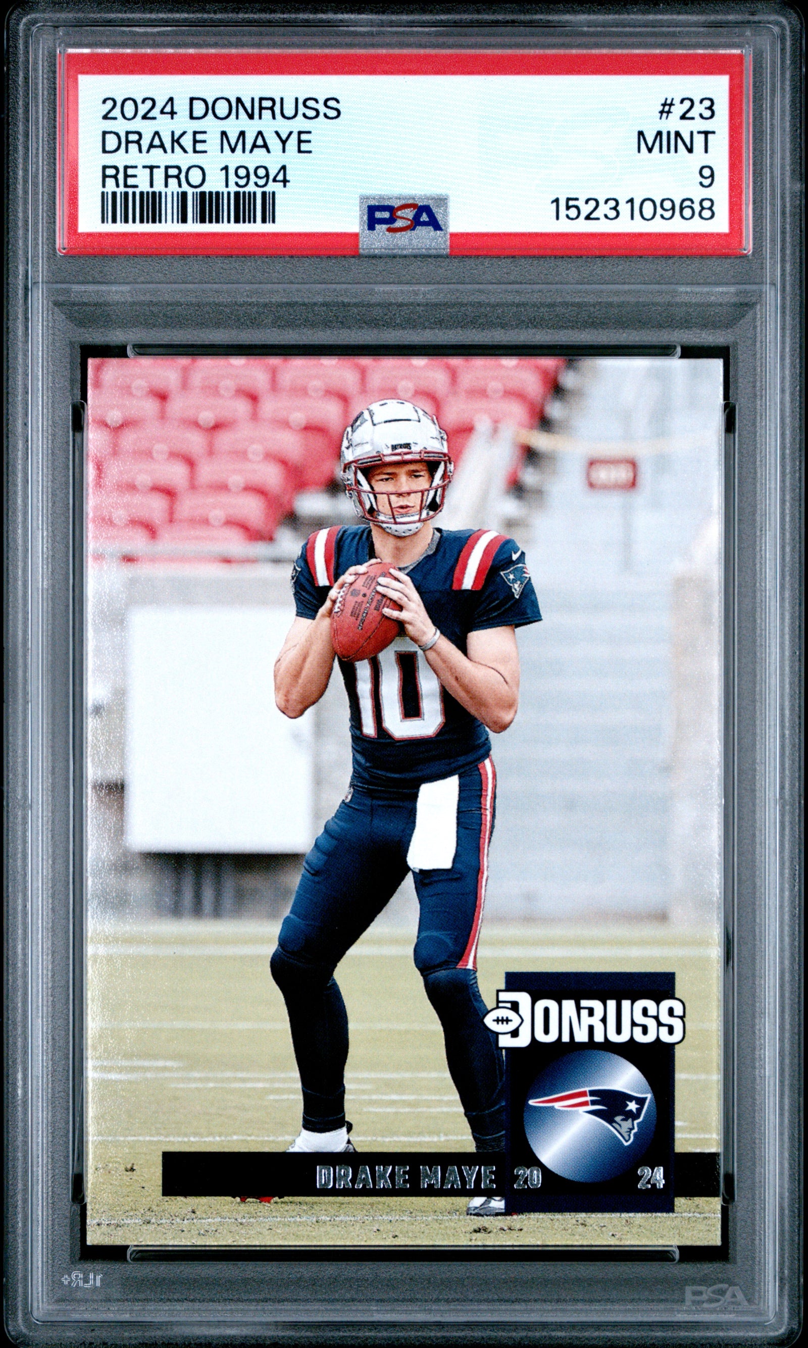 2024 Panini Donruss Retro 1994 23 Drake Maye PSA 9