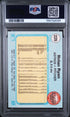 1982 FLEER 229 NOLAN RYAN PSA 9 - back