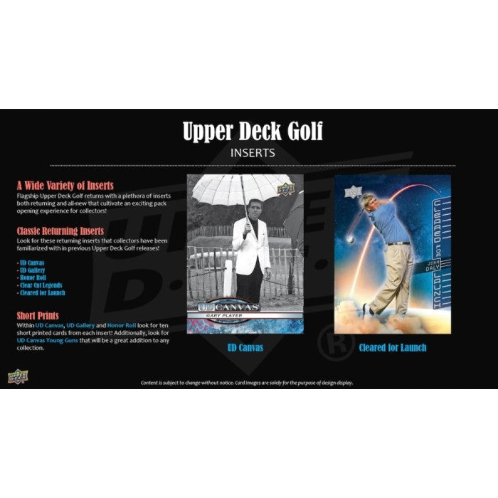 2026 Upper Deck Golf Hobby Box PREORDER (Pricing In Store Only) PREORDER