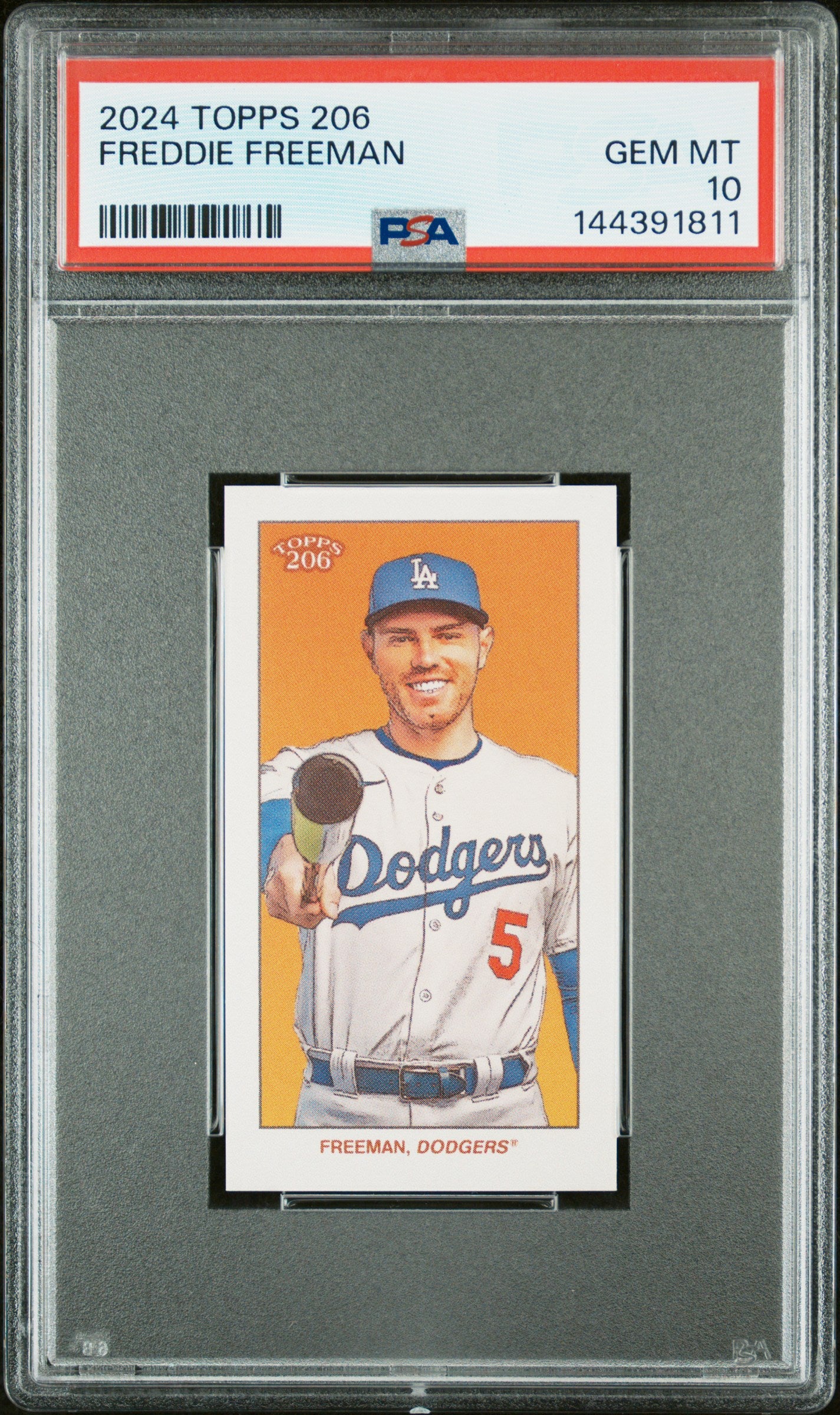 2024 Topps 206 Freddie Freeman PSA 10