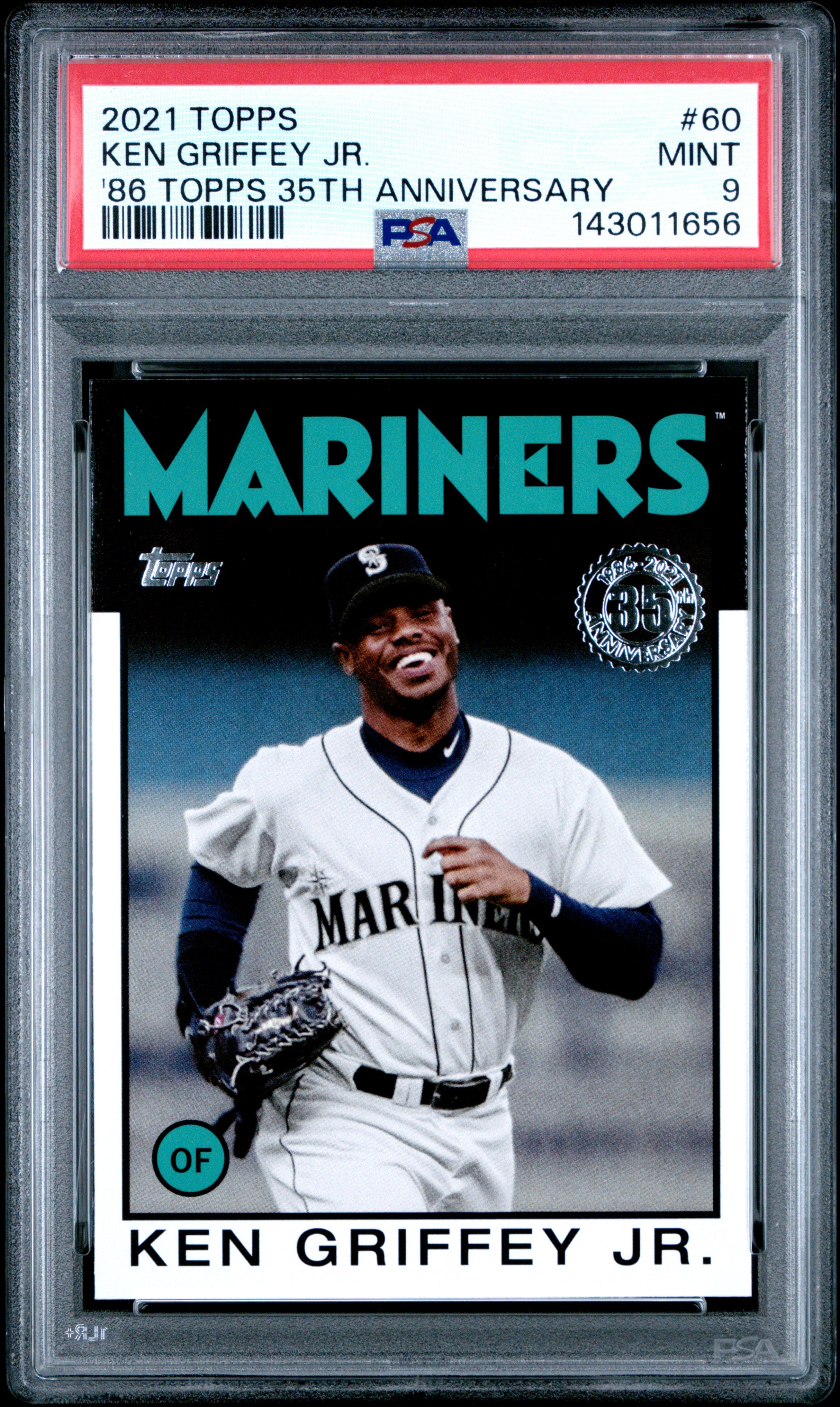 2021 Topps 1986 Topps Baseball 35Th Anniversary 60 Ken Griffey Jr. PSA 9