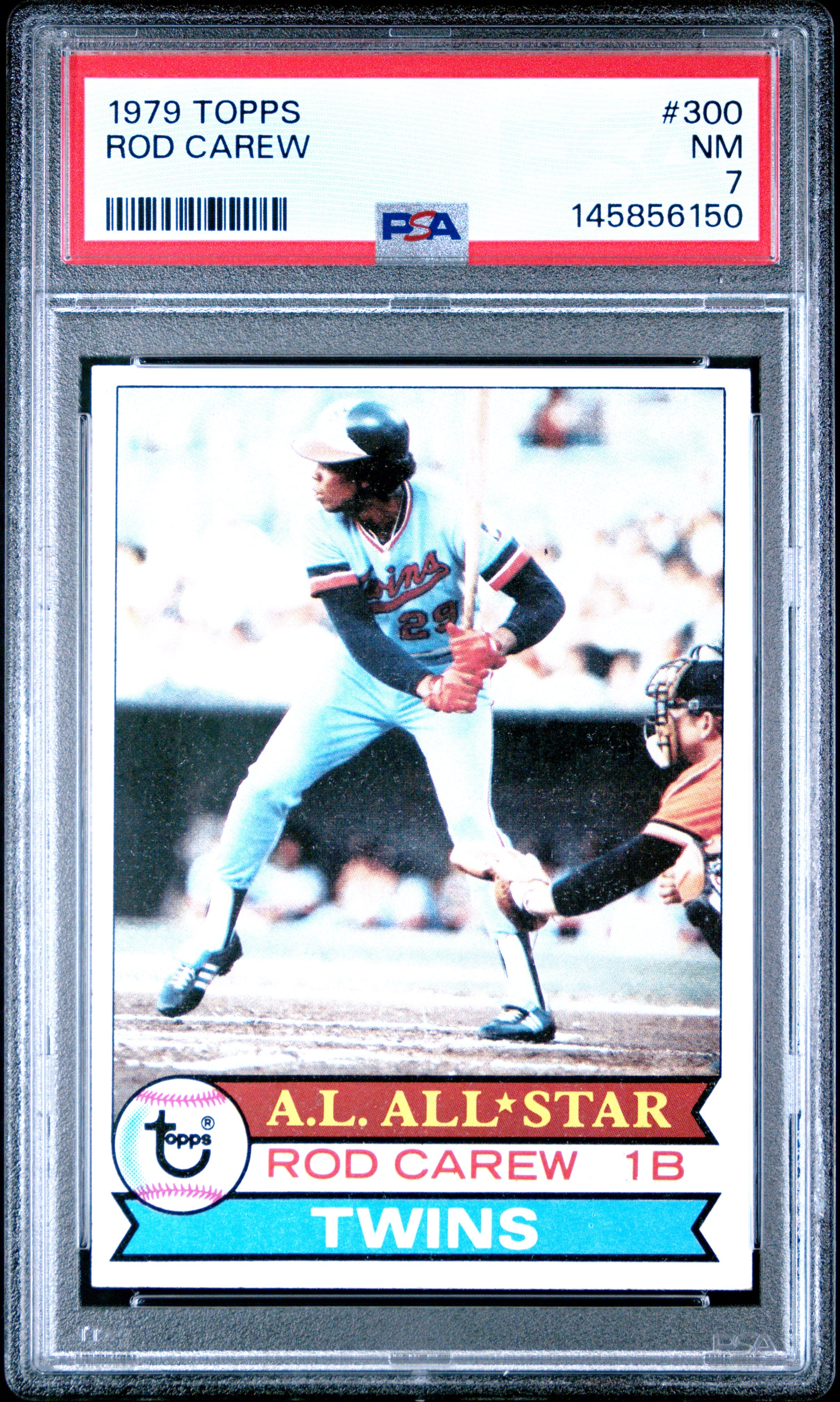 1979 Topps 300 Rod Carew PSA 7