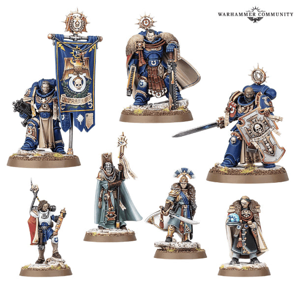 Warhammer 40k Captain Titus and The Wardens of Ultramar