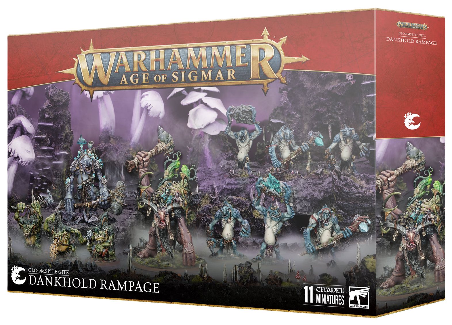 Warhammer Age of Sigmar Gloomspite Gitz Dankhold Rampage Battleforce Box