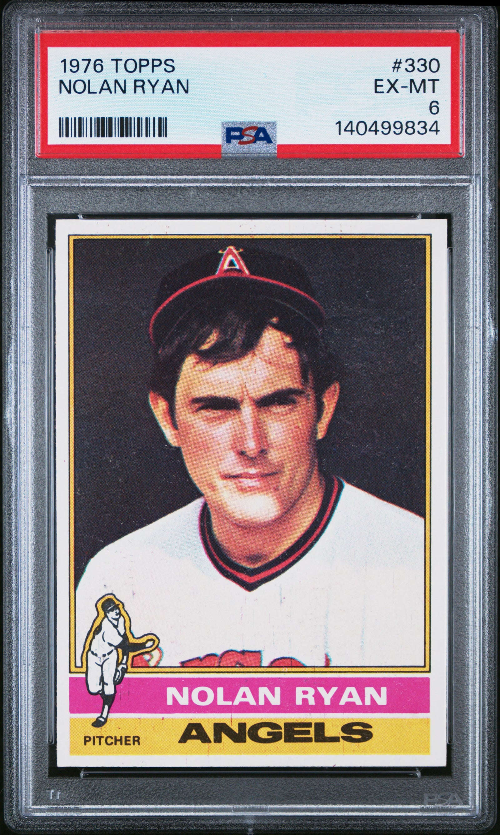 1976 Topps 330 Nolan Ryan PSA 6