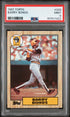 1987 TOPPS 320 BARRY BONDS PSA 9 - front