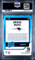 2024 Panini Donruss 379 Drake Maye Press Proof Purple PSA 7