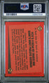 1986 TOPPS 206 PETE ROSE PSA 8 - back