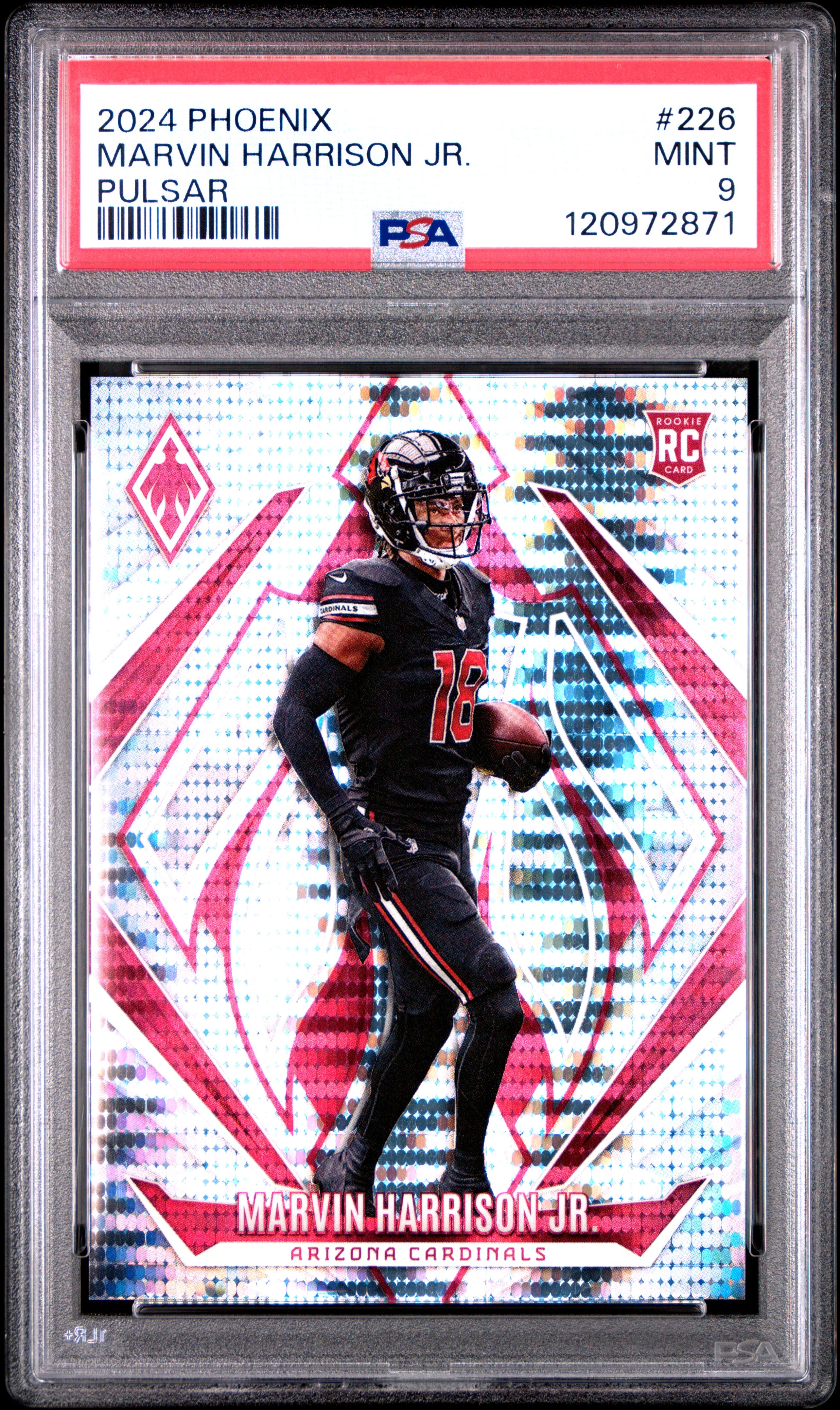 2024 Panini Phoenix 226 Marvin Harrison Jr. Pulsar PSA 9