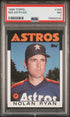 1986 TOPPS 100 NOLAN RYAN PSA 7 - front