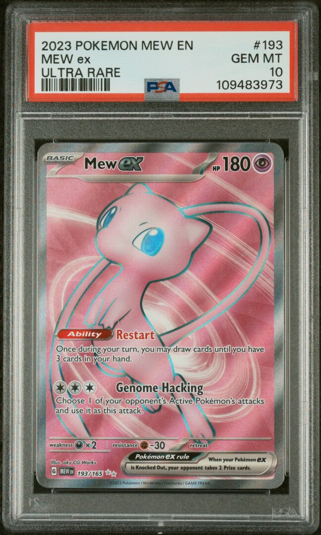 2023 Pokemon Mew En-151 Mew Ex Ultra Rare #193 PSA 10