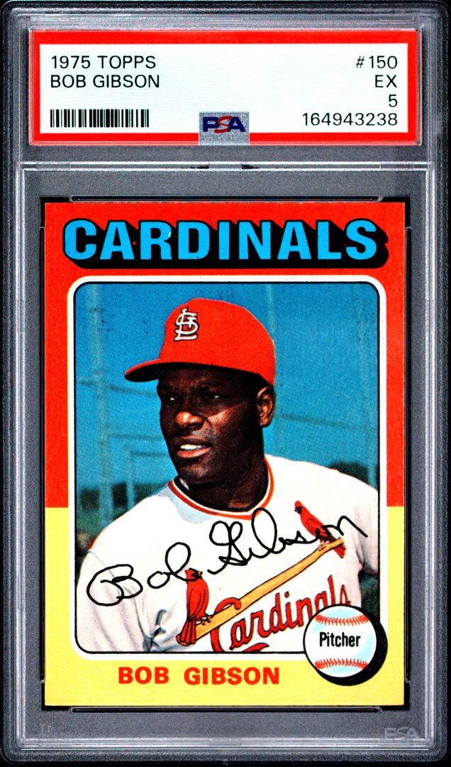 1975 Topps #150 Bob Gibson PSA 5