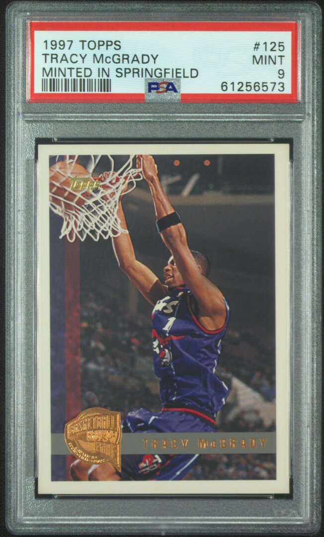 1997 Topps Tracy McGrady #125 Minted In Springfield PSA 9