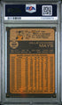 1973 Topps #305 Willie Mays PSA 2