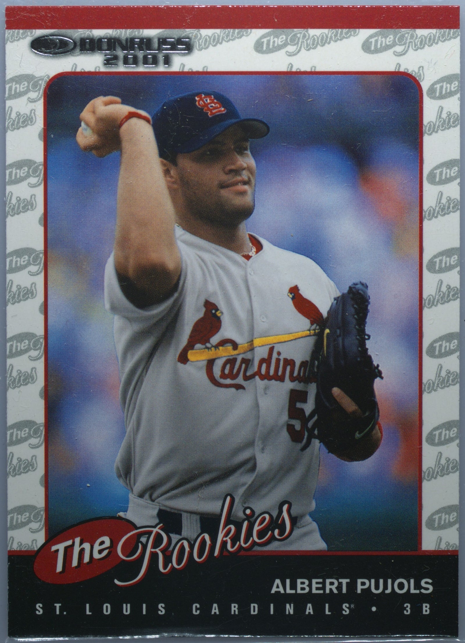 2001 Donruss Rookies R97 Albert Pujols  PSA 8