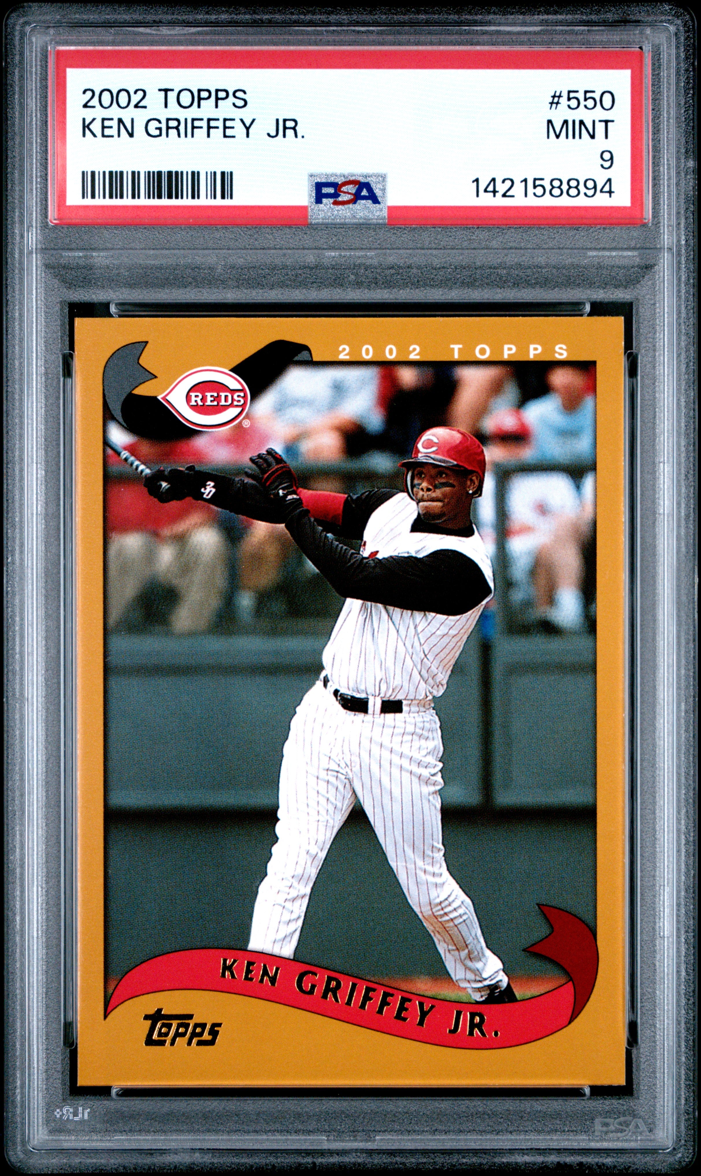 2002 Topps 550 Ken Griffey Jr. PSA 9