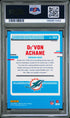 2023 Panini Donruss Optic 269 De'Von Achane Stars PSA 9
