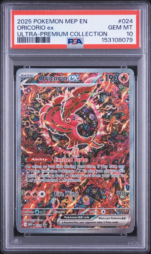 2025 Pokemon Oricorio Ex Ultra-premium Collection PSA 10 #024