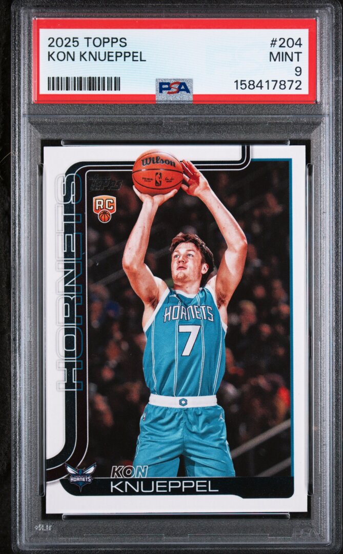 2025 Topps Kon Knueppel PSA 9 #204
