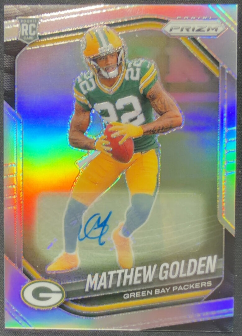 2025 Panini Prizm Matthew Golden Silver Rookie Auto #326