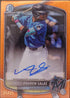Topps 2025 Bowman Chrome Andrew Salas #BMA-AS RC Auto Orange /25 Book End