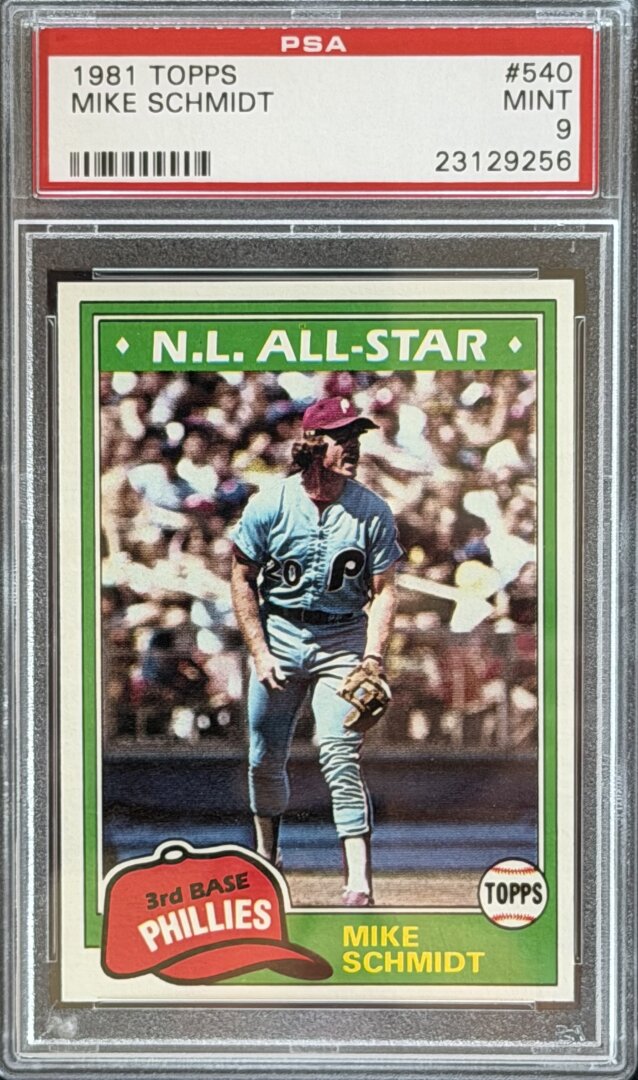 1981 Topps Mike Schmidt PSA 9 #540