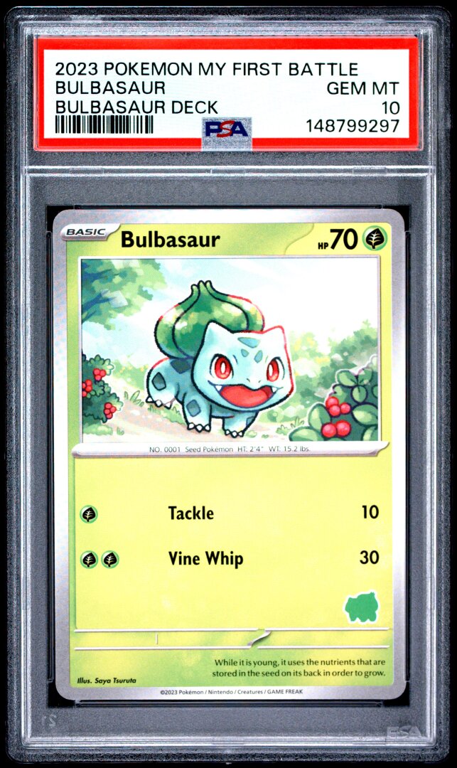 2023 Pokemon My First Battle-Bulbasaur Deck Bulbasaur PSA 10