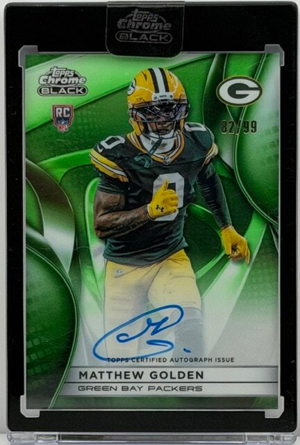 2025 Topps Chrome Black Matthew Golden Rookie Auto /99