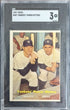 1957 Topps #407 Yankees' Power Hitters Mickey Mantle Yogi Berra Yankees