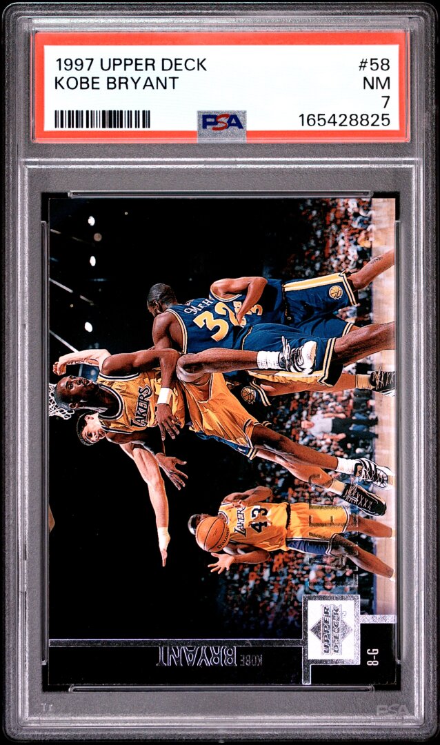 1997 Upper Deck Kobe Bryant PSA 7 #58