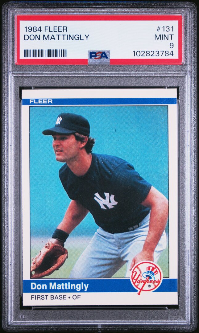 1984 Fleer #131 Don Mattingly PSA 9