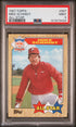 1987 TOPPS 597 MIKE SCHMIDT ALL-STAR PSA 9 - front