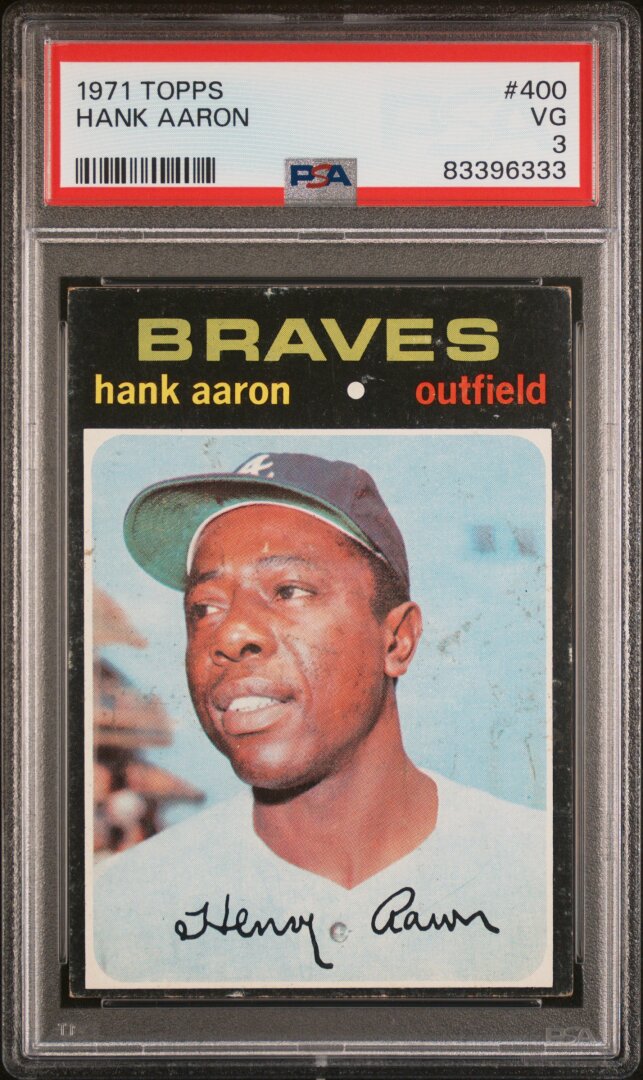 1971 Topps Hank Aaron PSA 3 #400