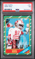 1986 Topps  #161 Jerry Rice RC PSA 7