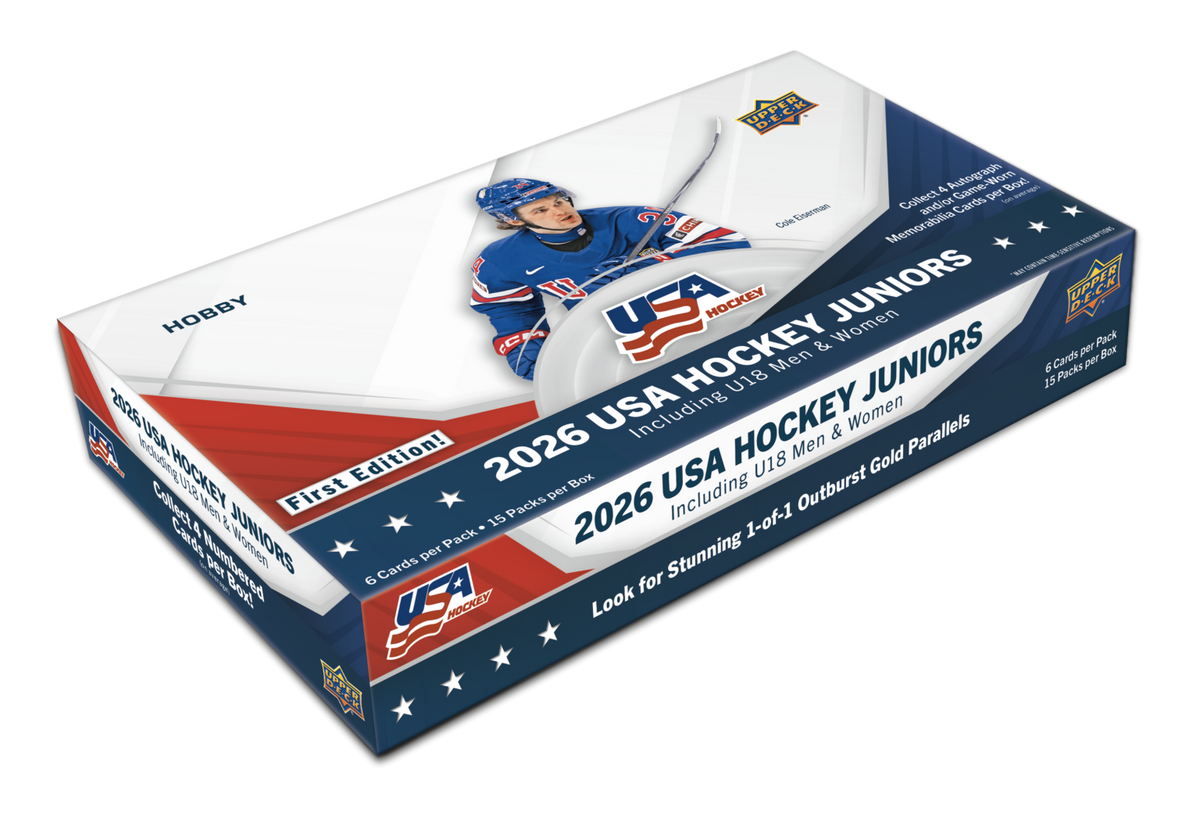 2026 Upper Deck Team USA Juniors Hockey Hobby Box (Pricing In Store Only)