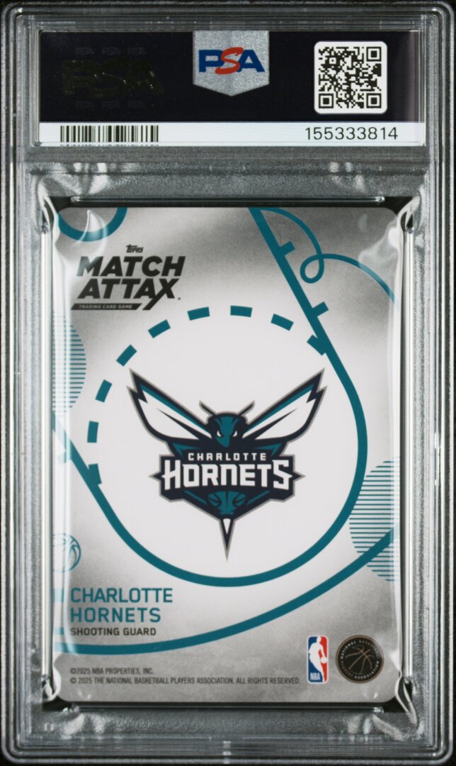2025 Topps Match Attax Hot Prospects Kon Knueppel RC PSA 10