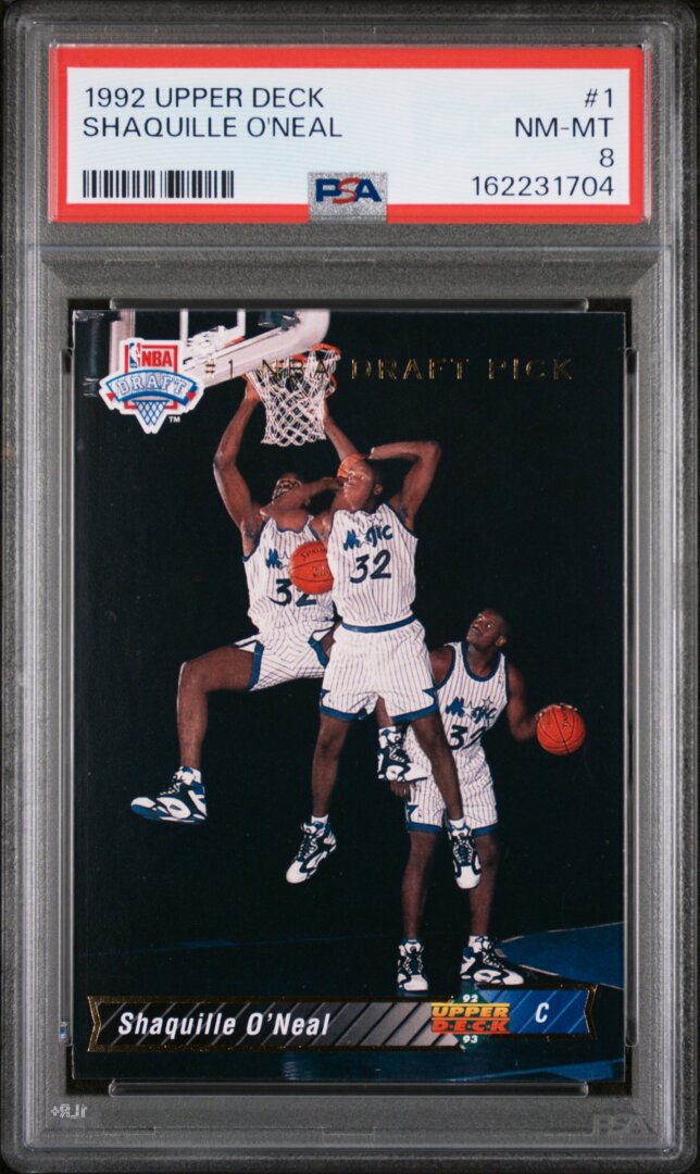 1992 Upper Deck #1 Shaquille O'neal PSA 8