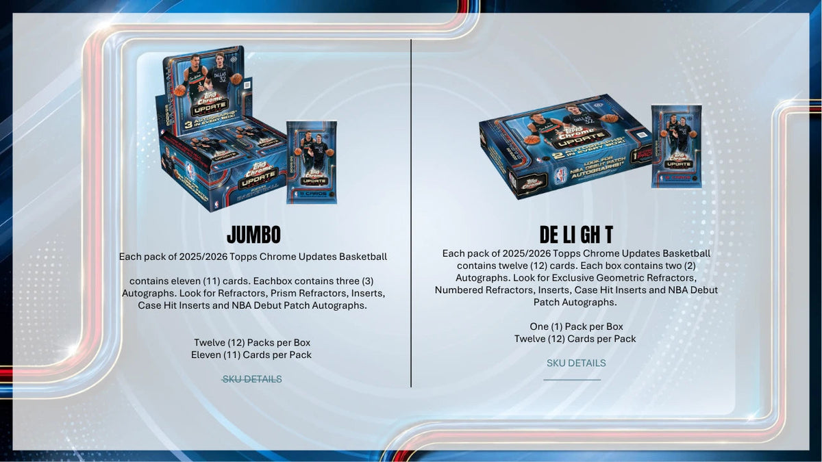 2025-26 Topps Chrome Update Basketball Value Box