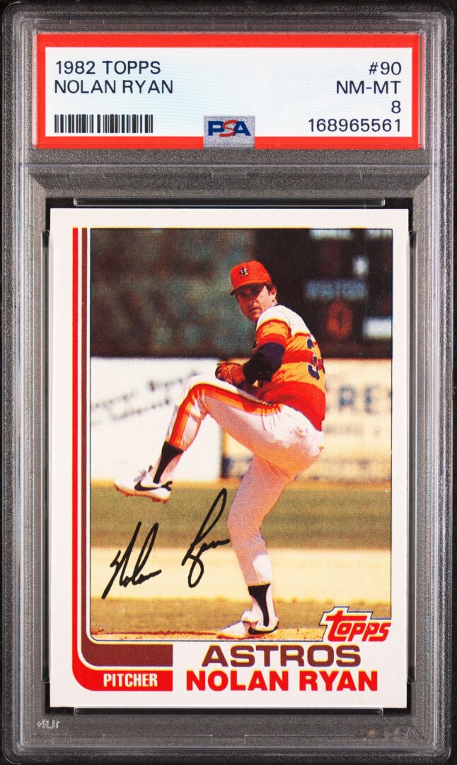 1982 Topps Nolan Ryan PSA 8 #90