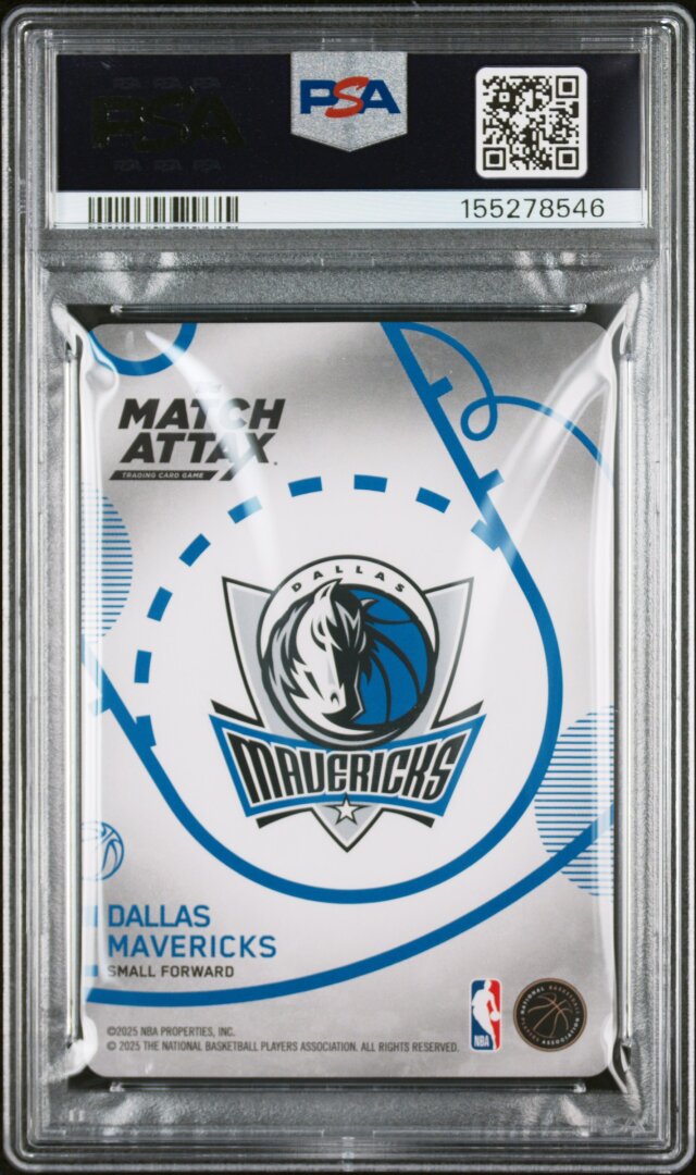 2025 Topps Match Attax Cooper Flagg RC Breakthrough Baller PSA 10