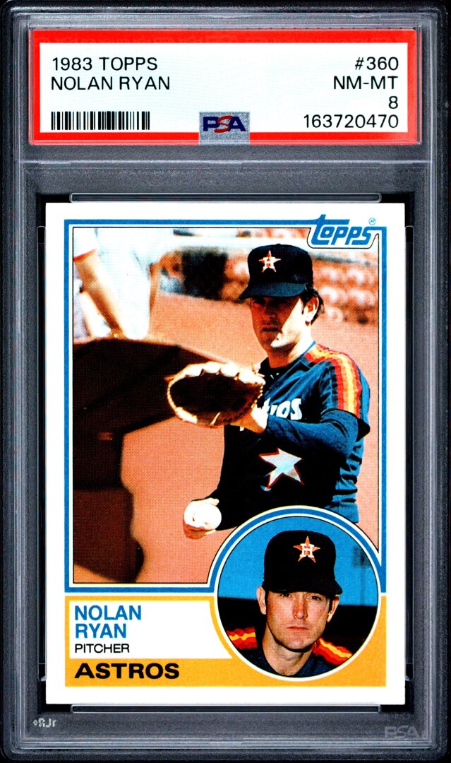 1983 Topps Nolan Ryan PSA 8 #360