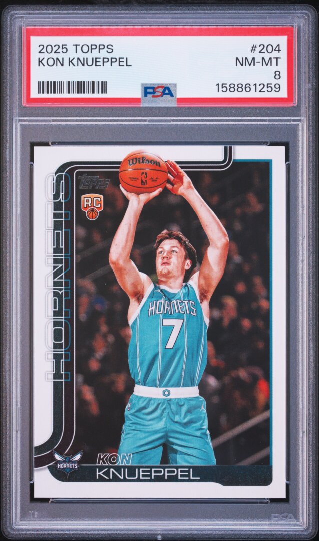 2025 Topps Kon Knueppel PSA 8 #204