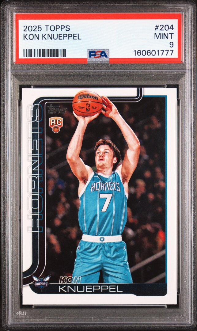 2025 Topps Kon Knueppel RC PSA 9 #204