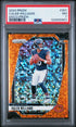 2024 PANINI PRIZM 301 CALEB WILLIAMS DISCO PRIZM PSA 7 - front