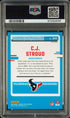 2023 Panini Donruss Optic CJ Stroud Blue Glitter PSA 9 #24