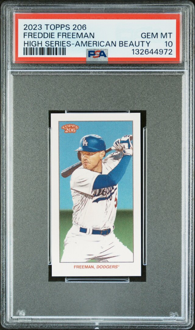 2023 Topps 206 High Series Freddie Freeman High Series-american Beauty PSA 10
