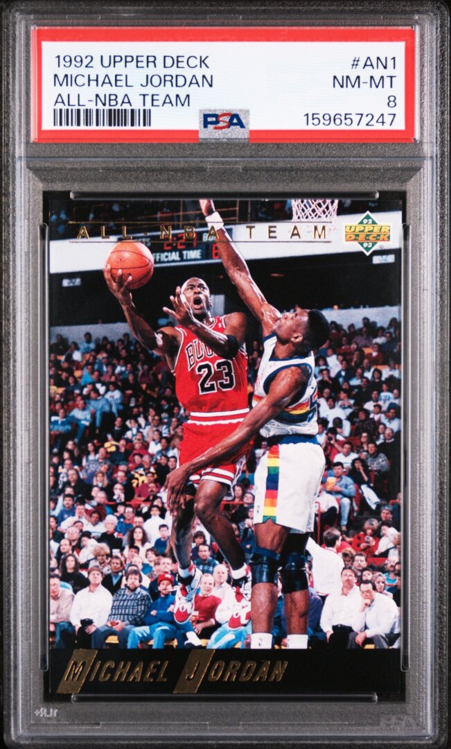 1992 Upper Deck All-NBA Team Michael Jordan PSA 8 #AN1